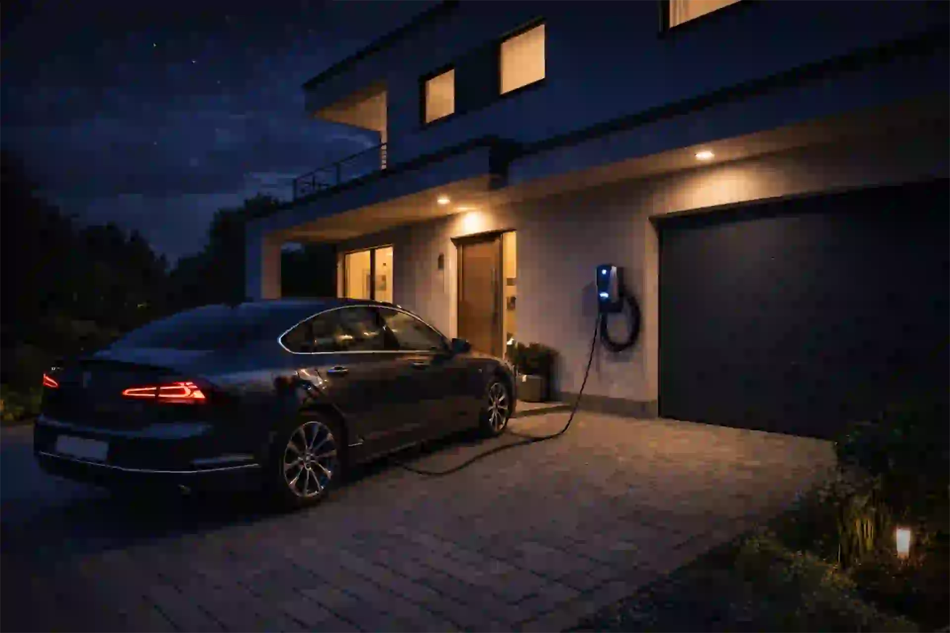 Installation borne de recharge à Saugues